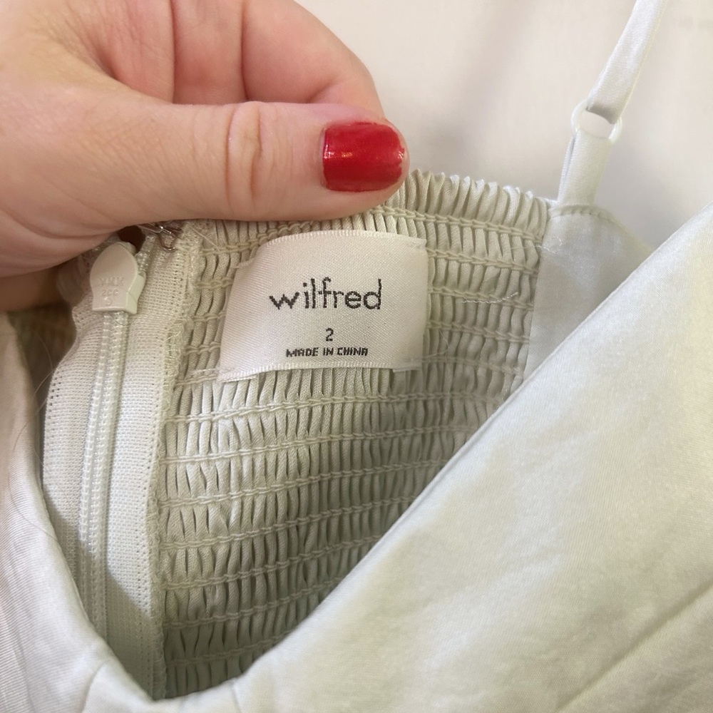 Aritzia Wilfred glaze satin dress‎ 2 - Picture 5 of 6